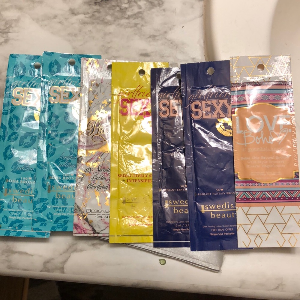 TANNING LOTION PACKETs